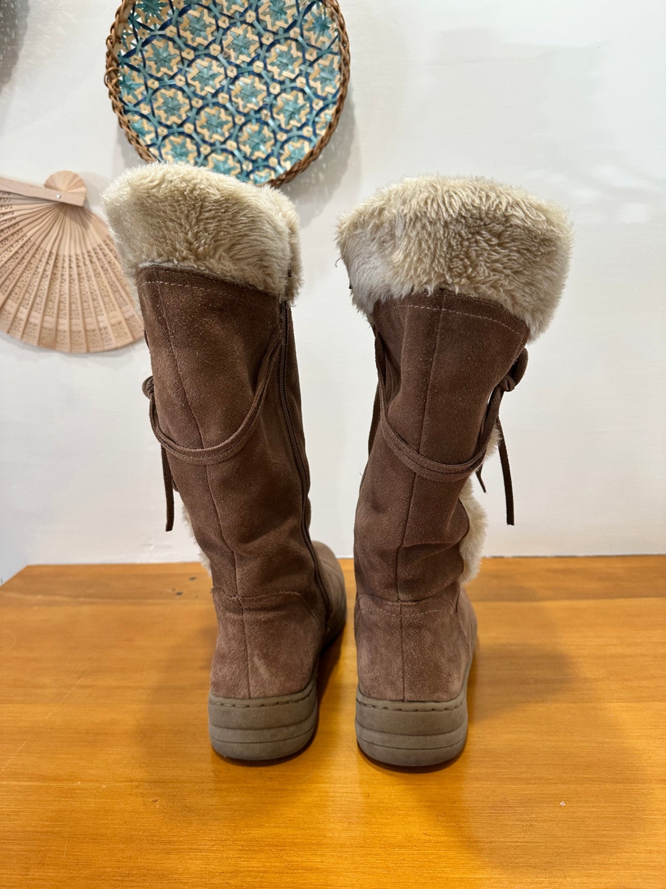 Baretrap - Snow Boots - Size EU 41 - Fur Lining - Brown - RRP $130USD