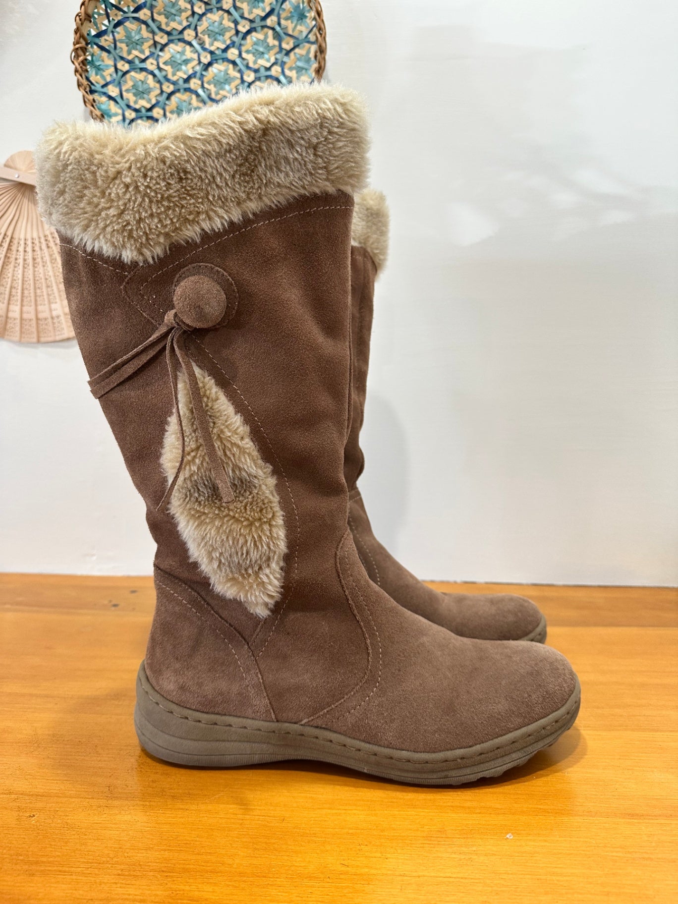 Baretrap - Snow Boots - Size EU 41 - Fur Lining - Brown - RRP $130USD