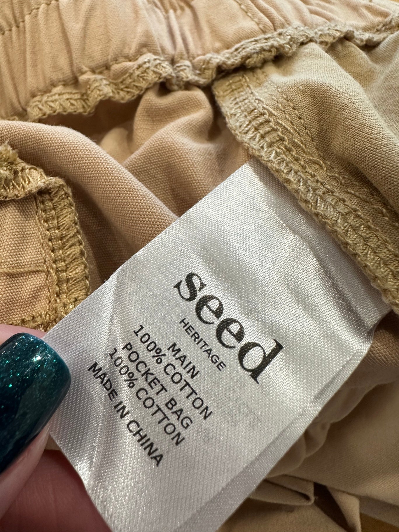 Seed Heritage - Pants - Size 14 - Tan - 100% Cotton