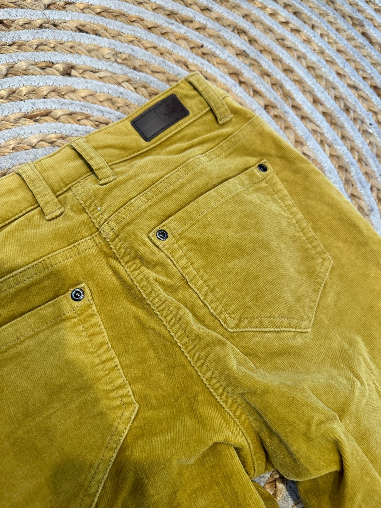 PJ Jeans - Corduroy Pants - Size 8 Chartreuse