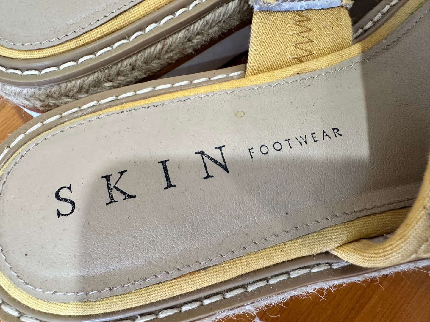 SKIN Footwear - Sandals - Size EU 41 - Yellow / Mustard