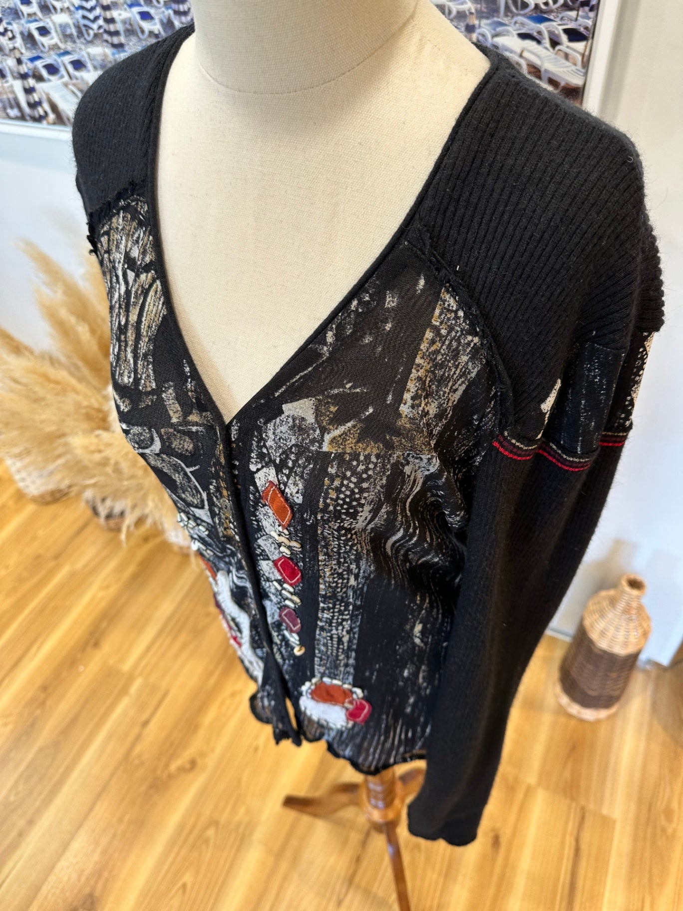 Didier Parakian - Cardigan - Large - 10% Angora