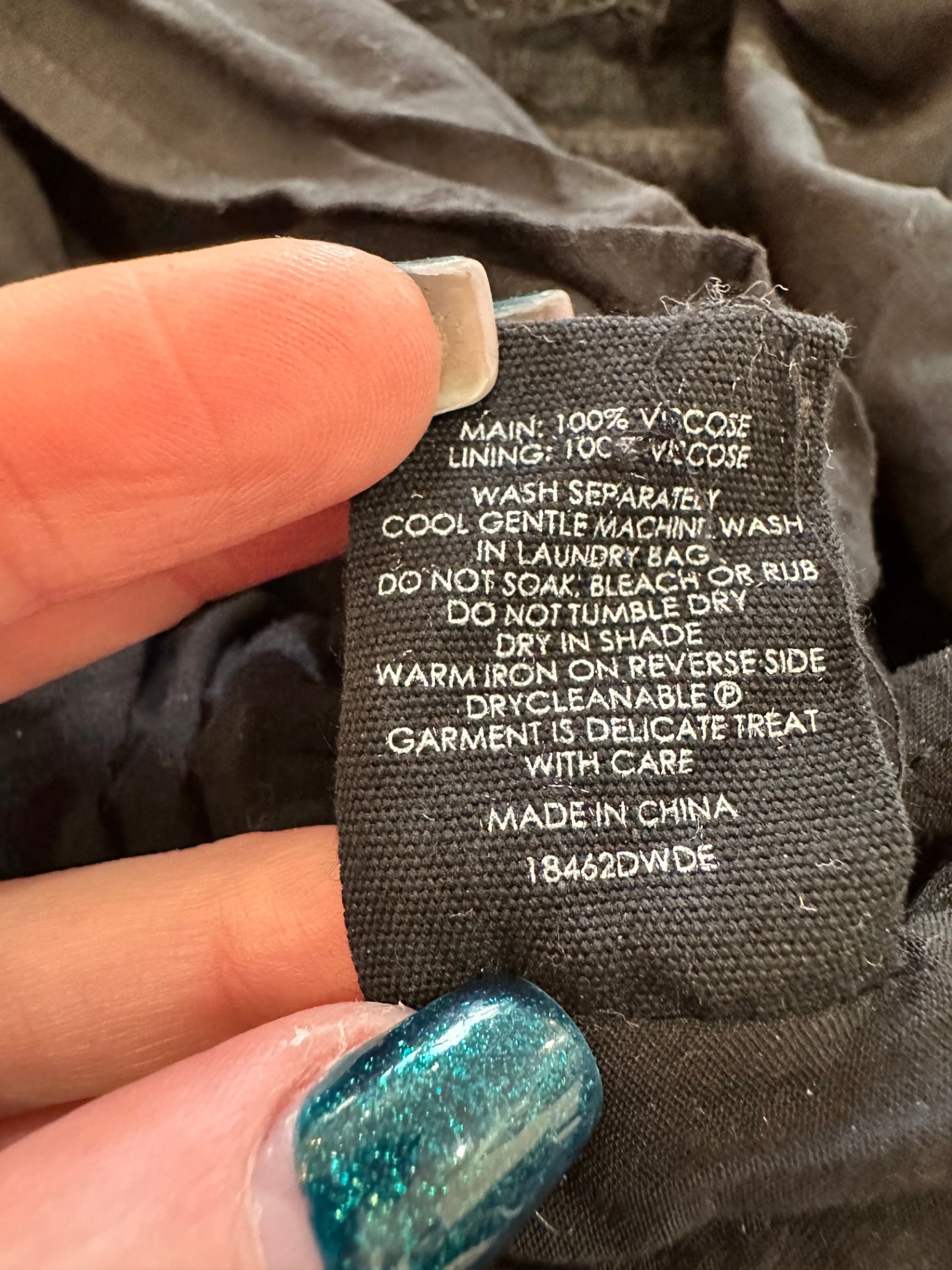 Decjuba - Bohemian Summer Dress - Large - Black