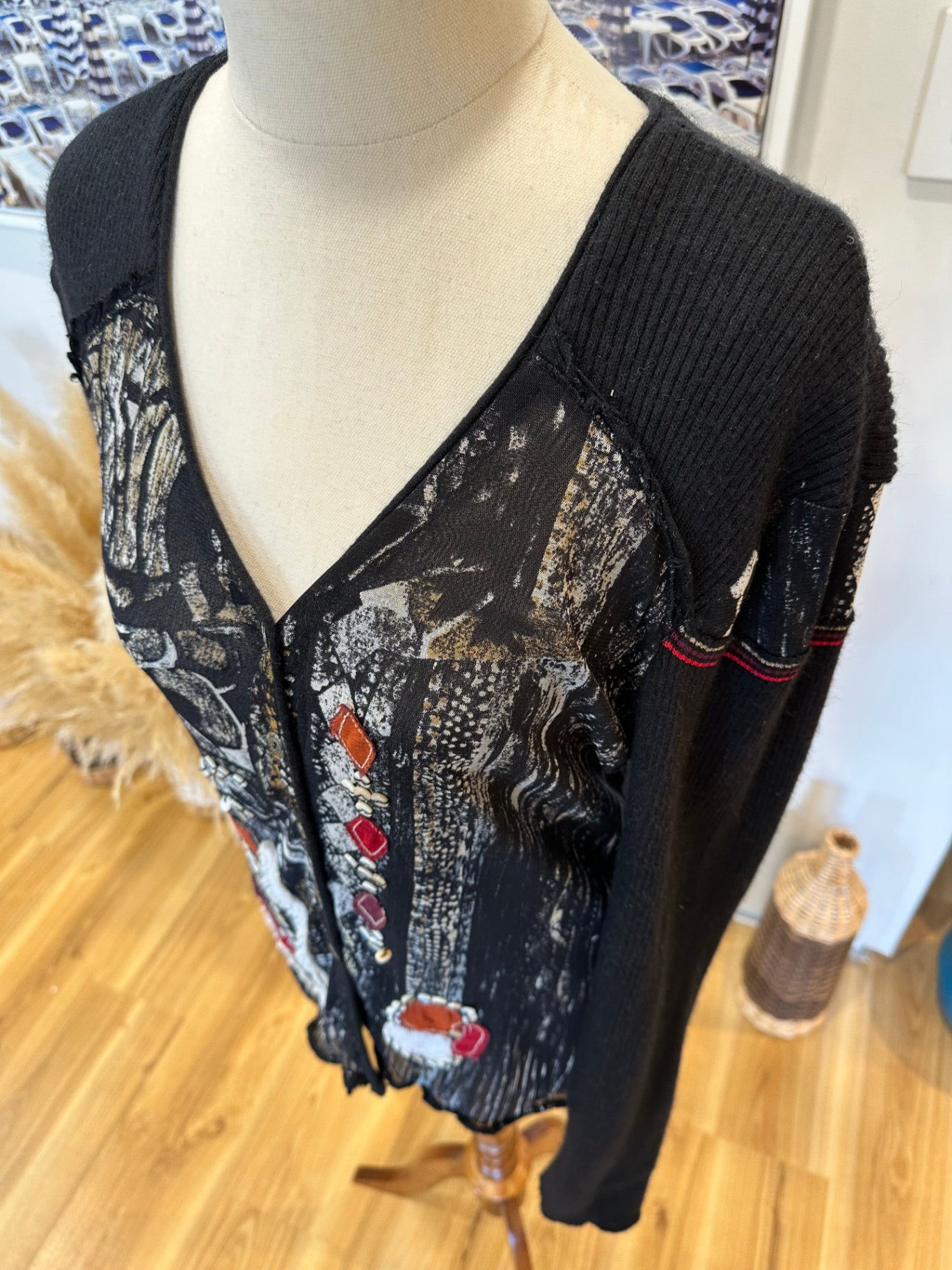 Didier Parakian - Cardigan - Large - 10% Angora