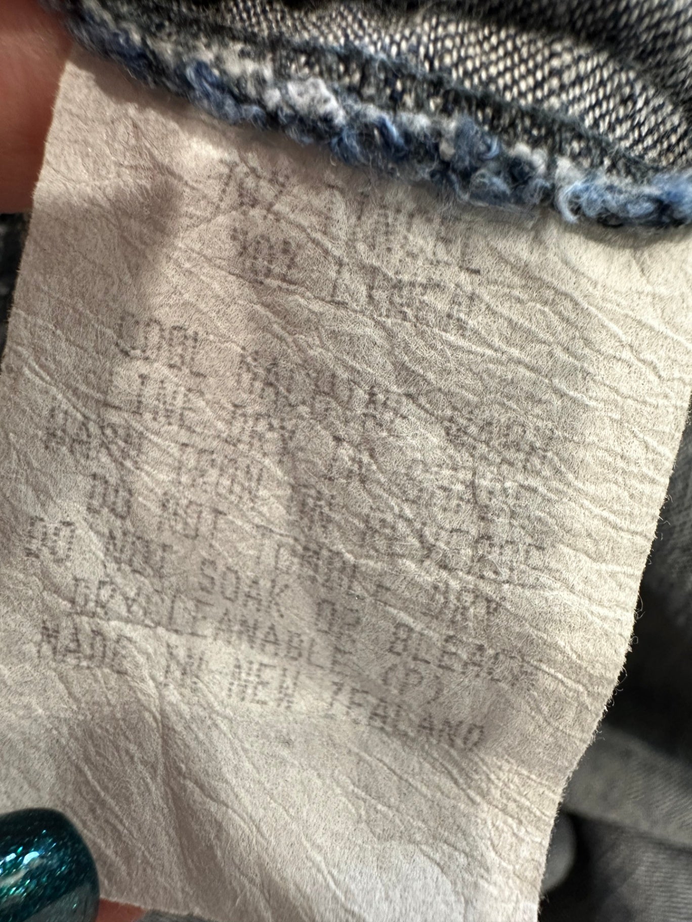 Development Dress - Size 12 - Dark blue - 30% Linen + 70% Tencel