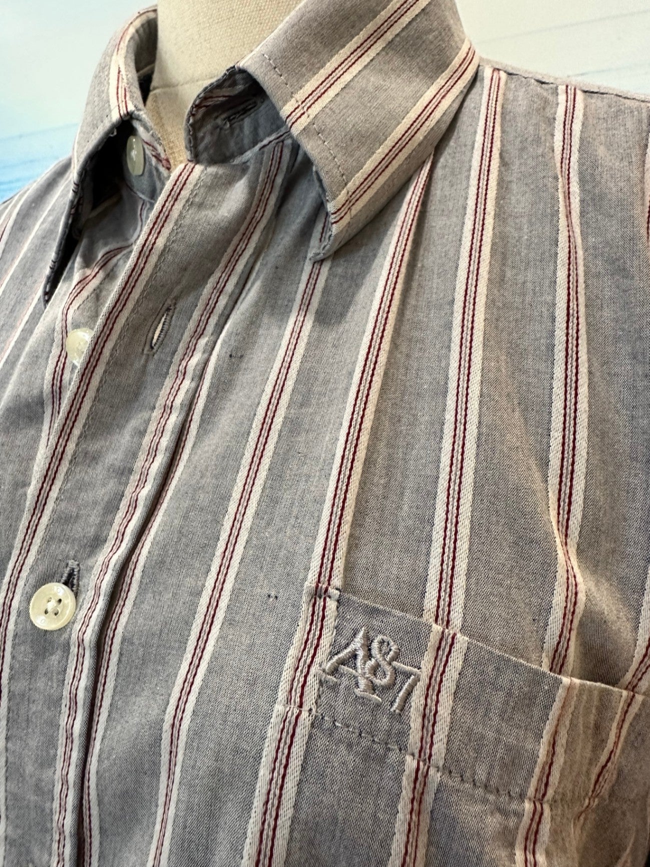 Aero 87 Shirt - Medium - Grey - 100% Cotton