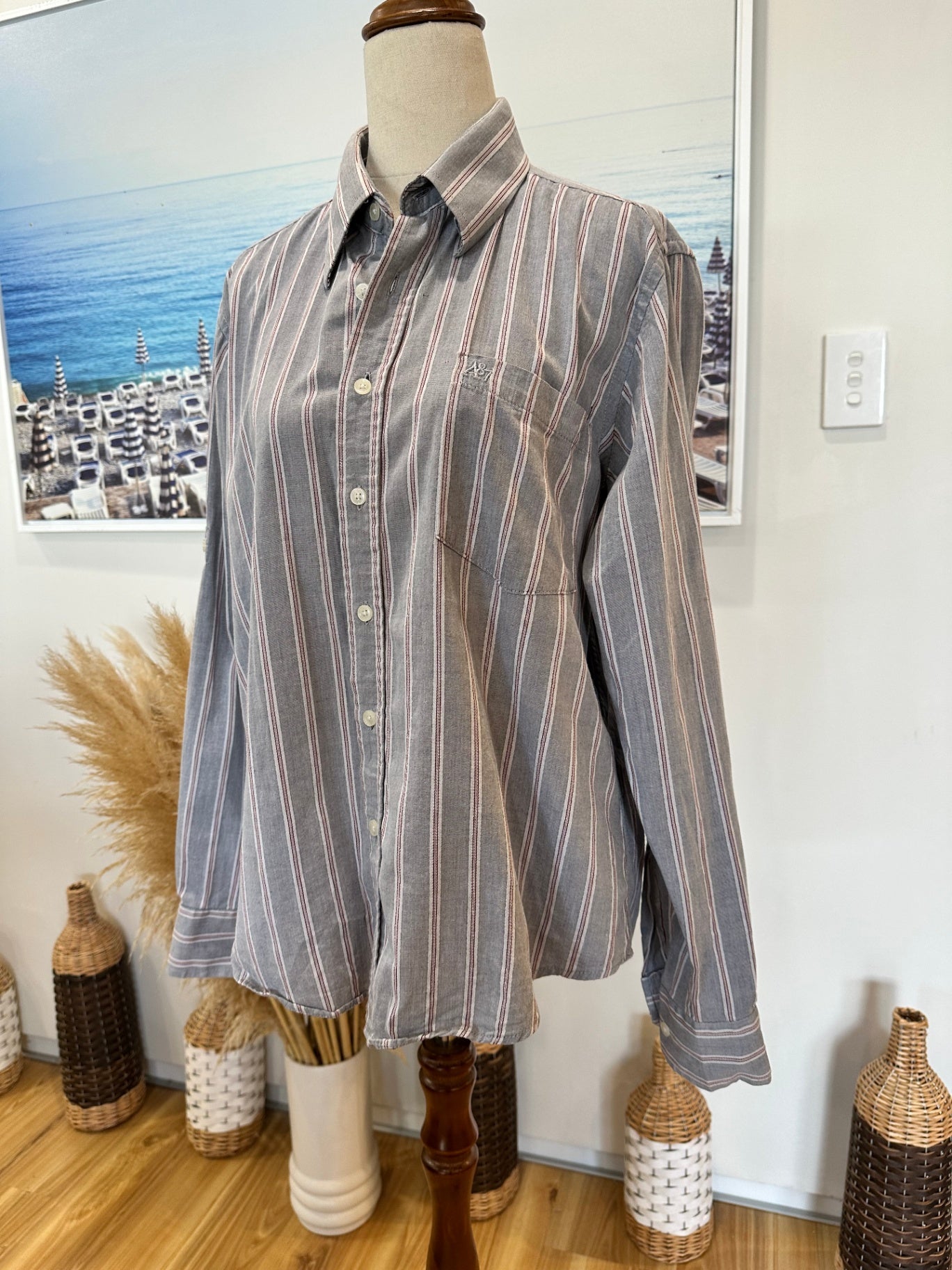 Aero 87 Shirt - Medium - Grey - 100% Cotton