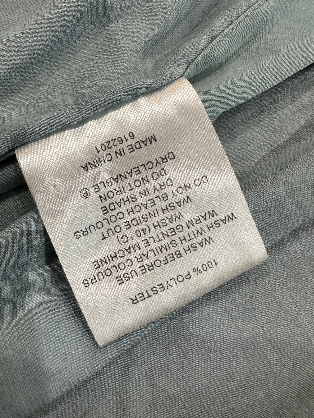 Whistle - Sleeveless Summer Top - Size 12 - Aqua / Grey