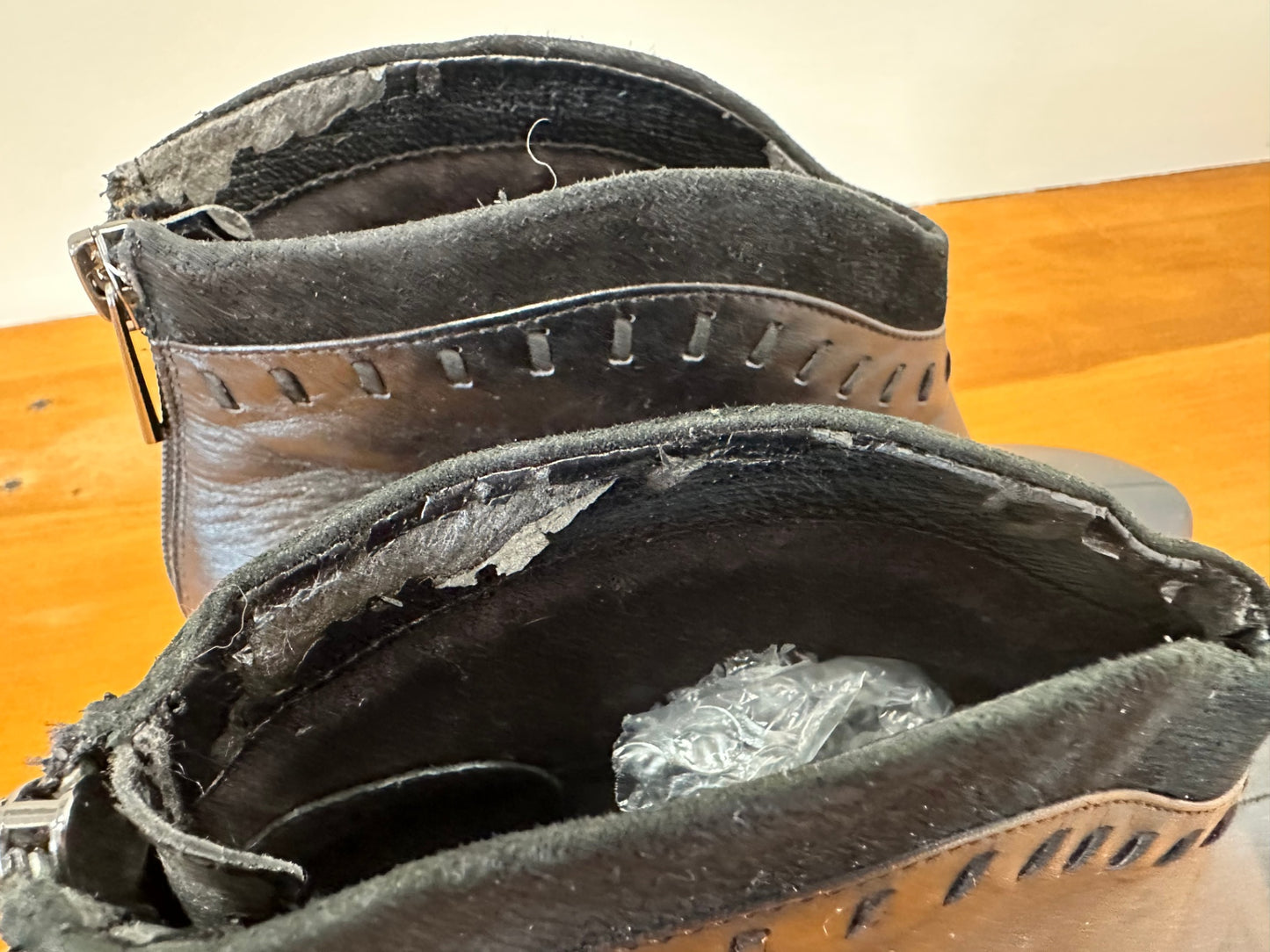 Hush Puppies - Ankle Boots - Size EU 41 - Black Leather