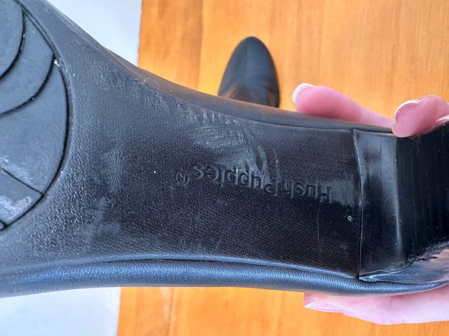 Hush Puppies - Ankle Boots - Size EU 41 - Black Leather