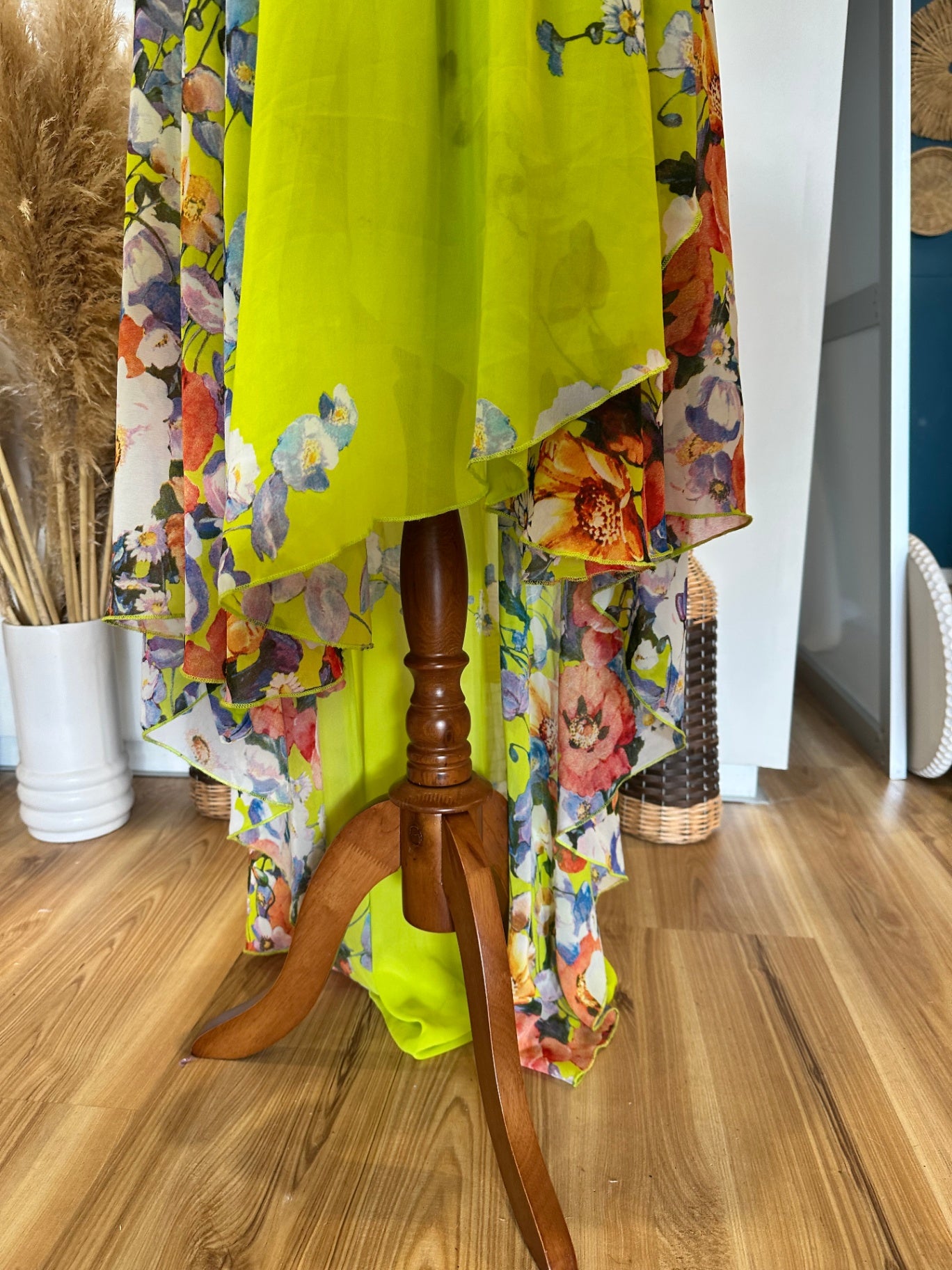 Pagani - Race Day Dress - Size 16 - Neon + Florals