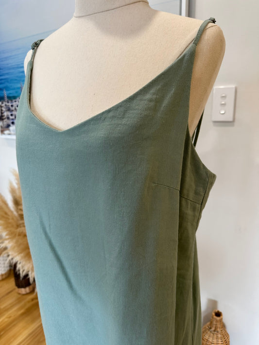 Billabong - Summer Dress - Size 12 - Pale Green