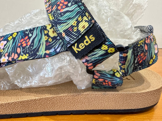 Keds Sandals - Size EU 39 - Rifle Paper Company -  Beige with a floral strap pattern