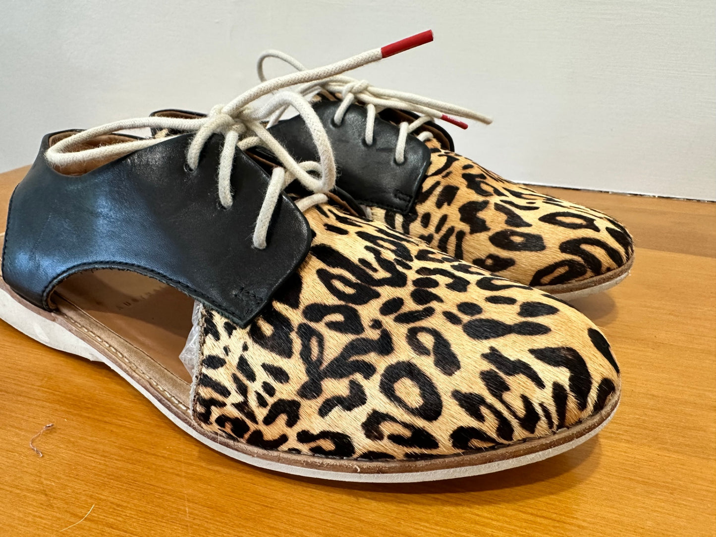 Rollie Sandals - Size EU 38 - Leopard print and black