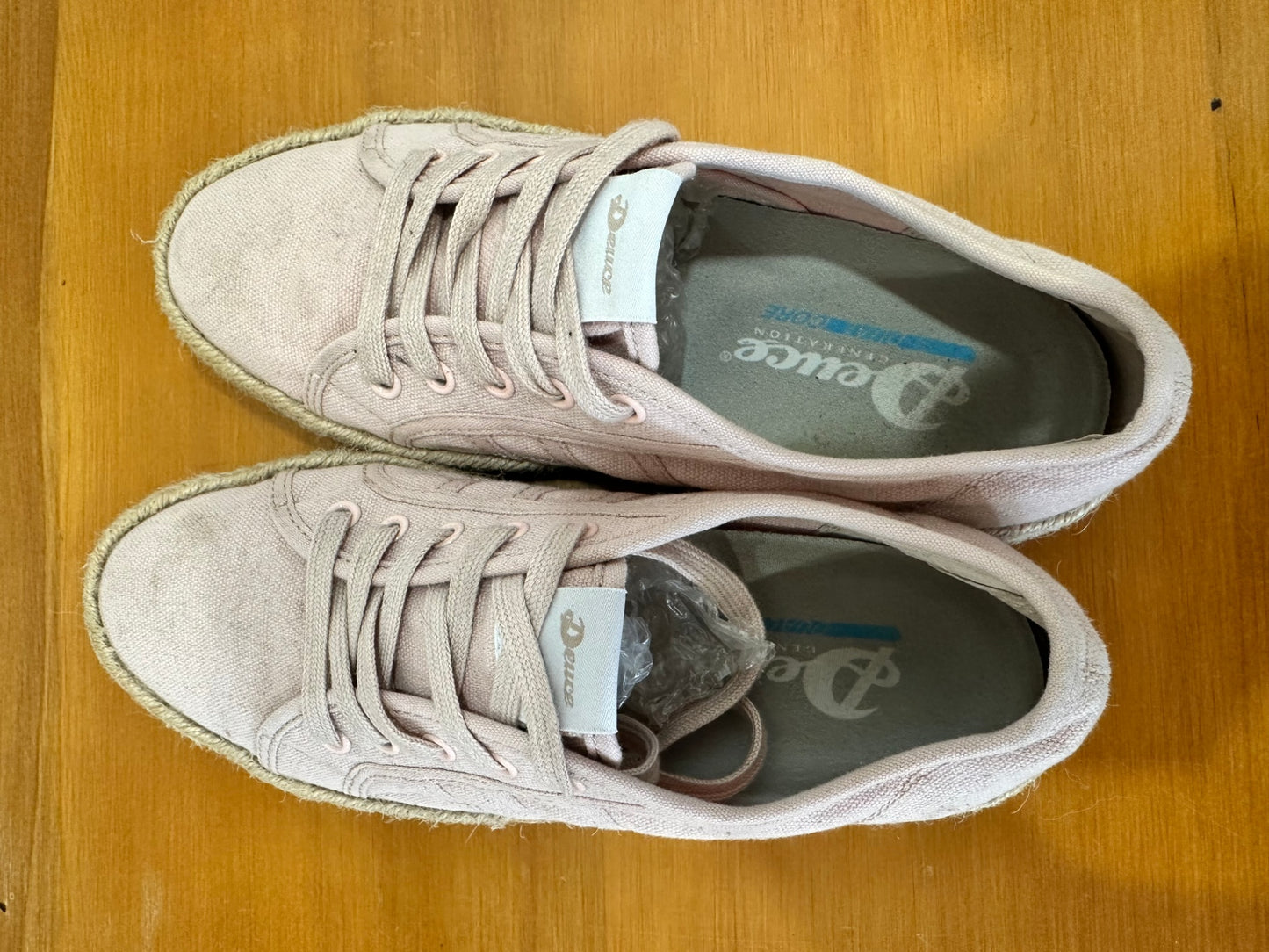 Deuce Sneakers / Espadrilles - Size EU 38 - Pink + Beige