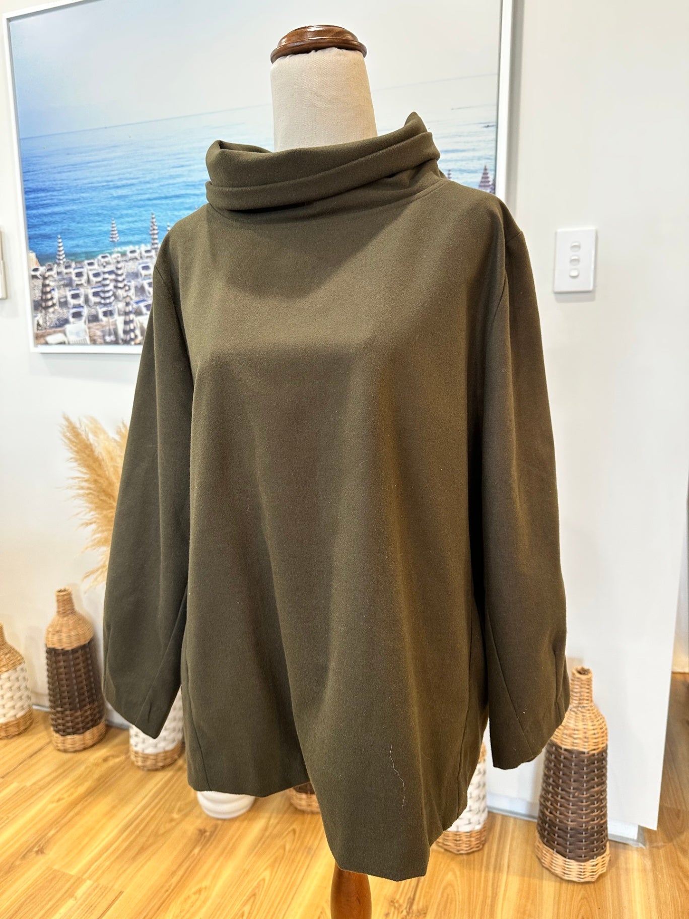 Blackstone Jumper - Size 12 - Olive Green