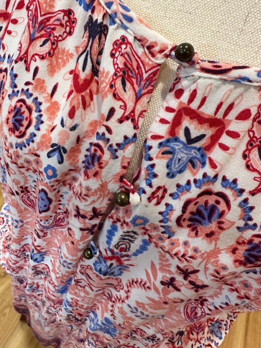 Urban Precinct - Bohemian Dress - Size 12 - Blue / Pink