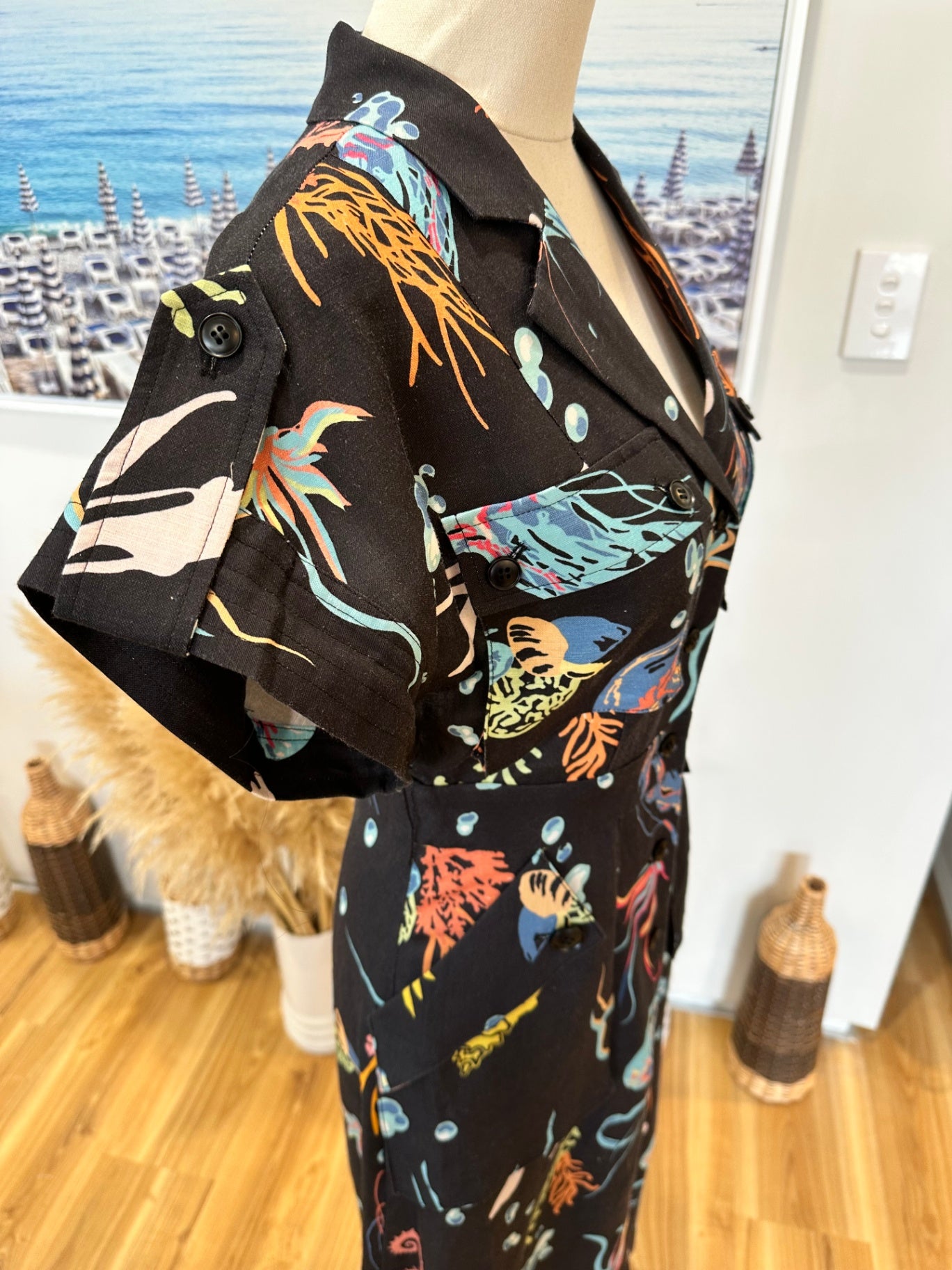 Leo Lin - Audrey Pocket Dress - Extra Small (AU 6) - RRP $599AUD