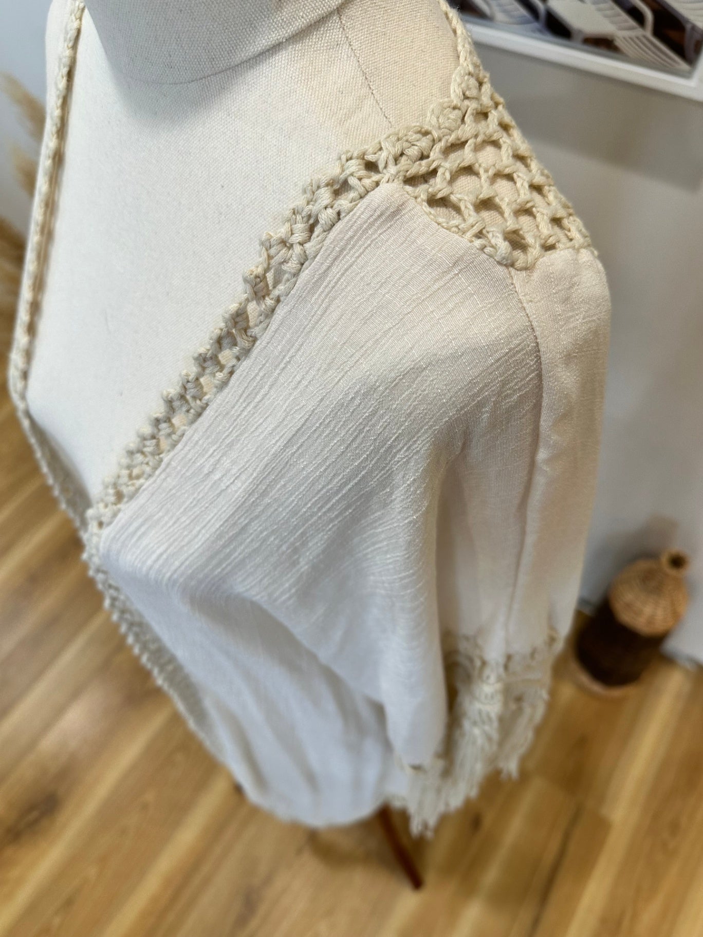 Bohemian Kaftan - One Size - Cream/Beige