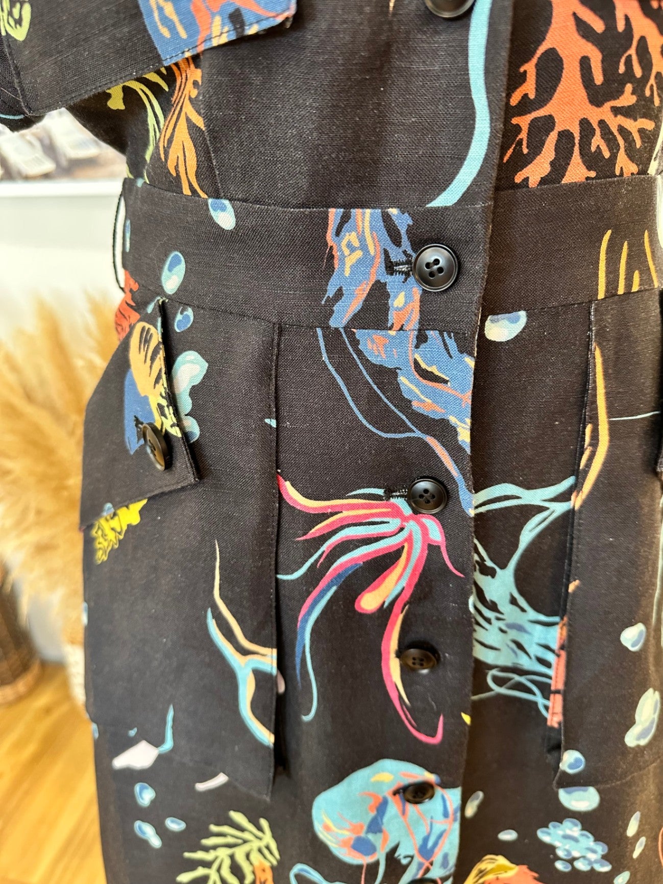 Leo Lin - Audrey Pocket Dress - Extra Small (AU 6) - RRP $599AUD