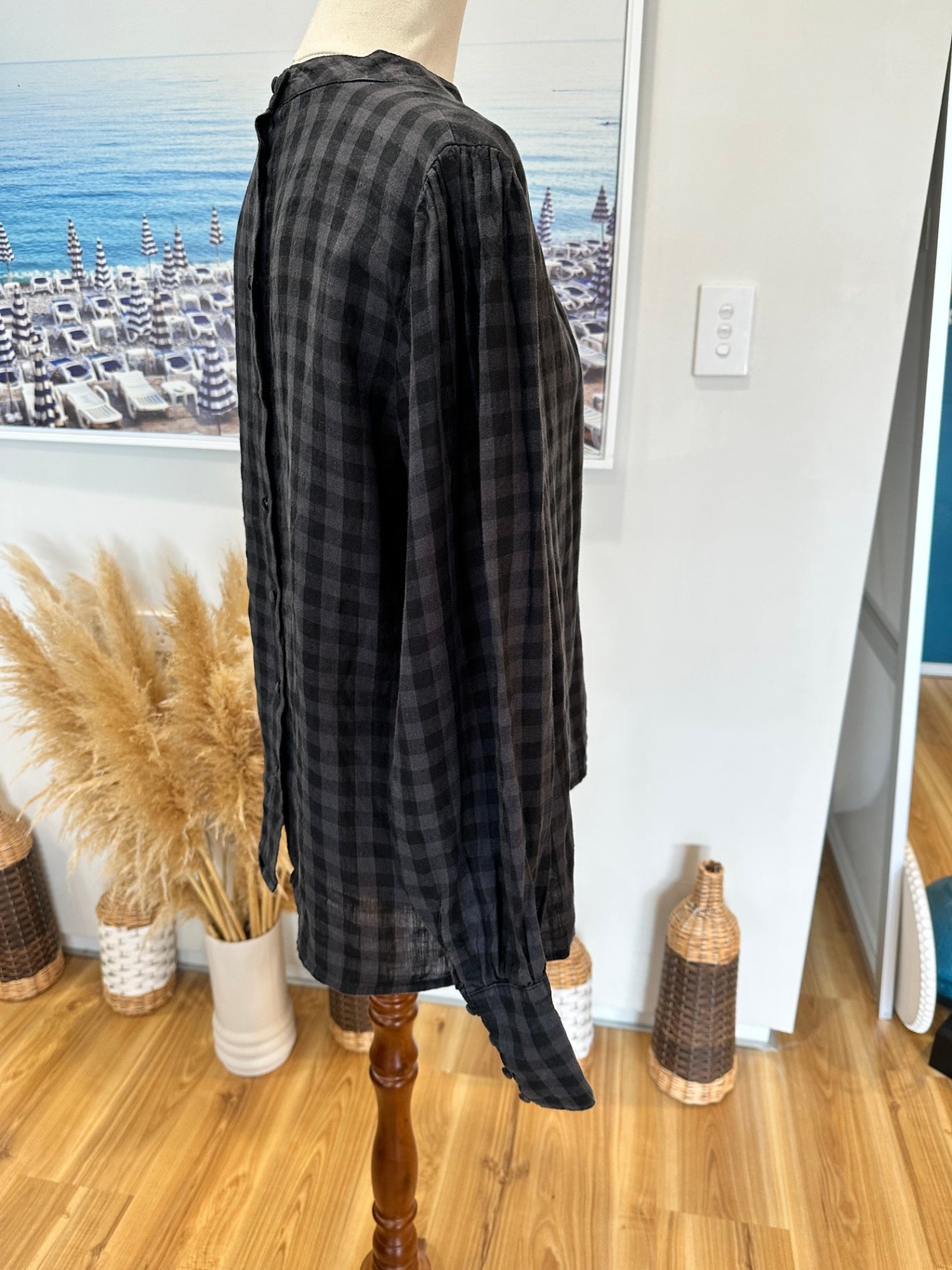 Max Blouse - Size 12 - 100% Linen