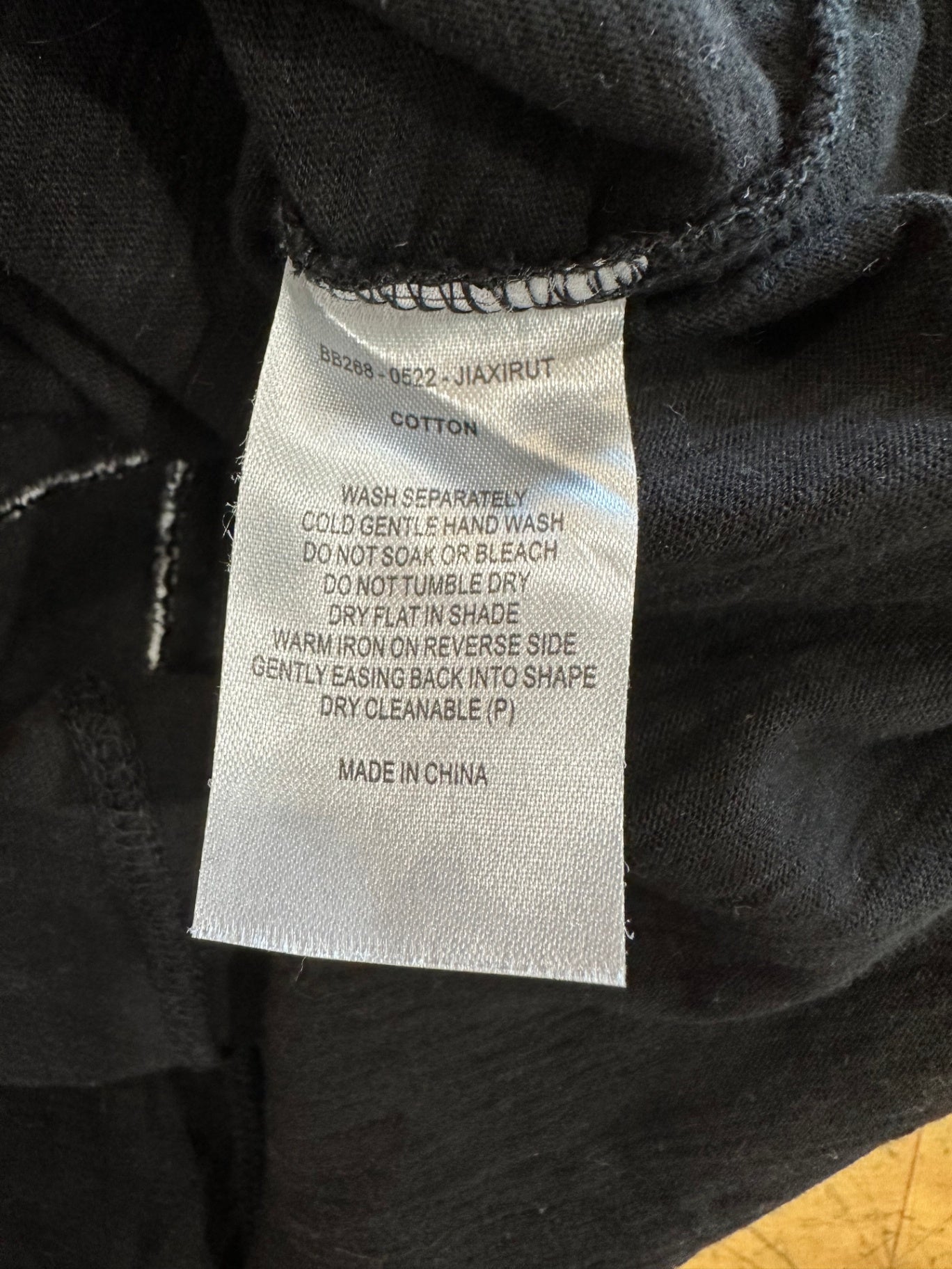 Betty Basics - Cotton Longsleeve Top - Size 20 - Black w Star embellishment