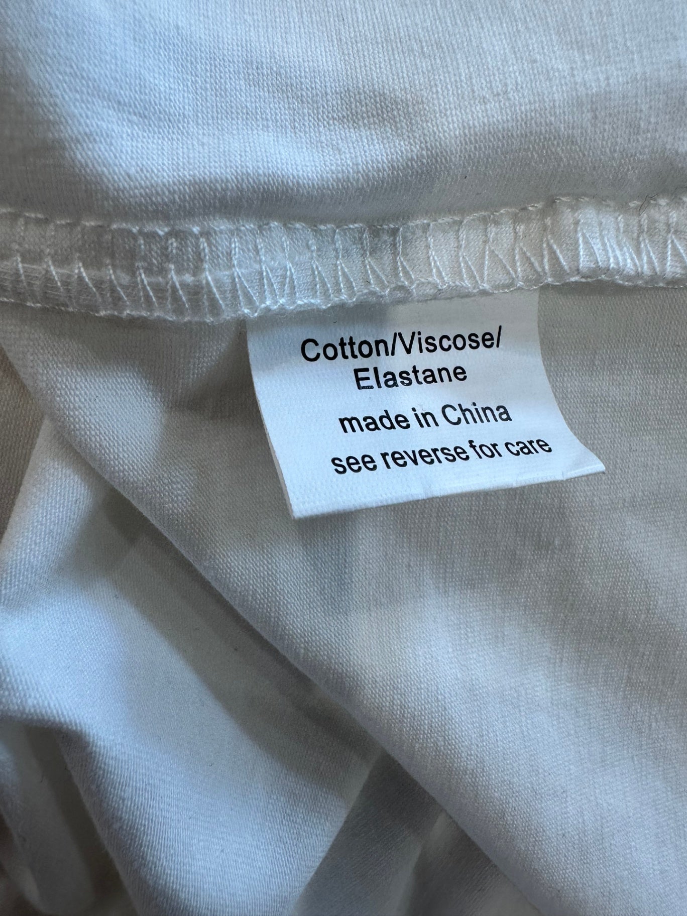 Freez - Sequin Top - Size 20 - White w Silver Sequin Cross