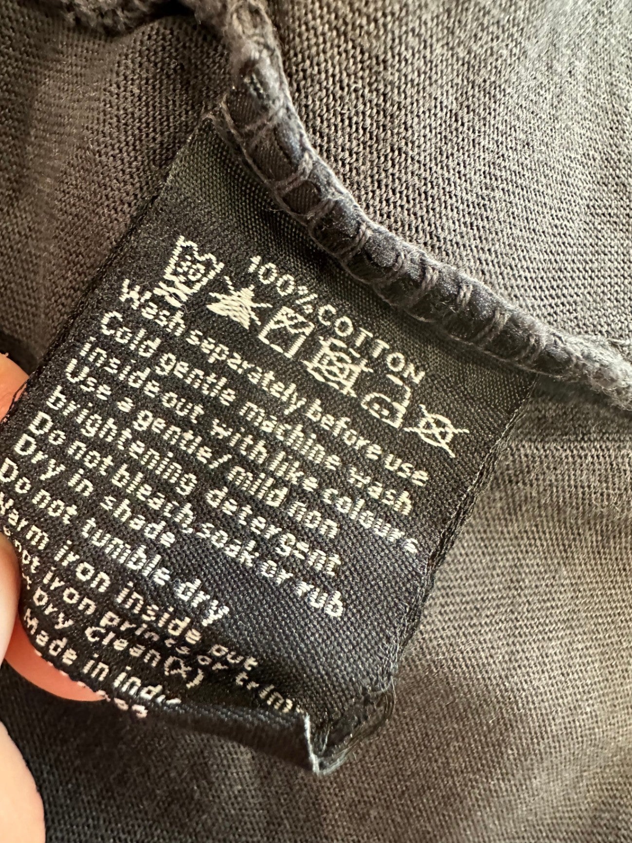 Little White Lie - Top - Size 16 - Black + Rose Gold