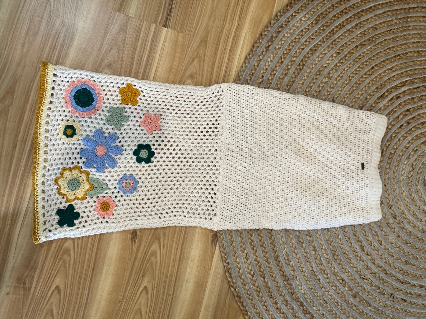 Ghanda - Crochet Skirt - Extra Small - Cream BNWT RRP $94.95