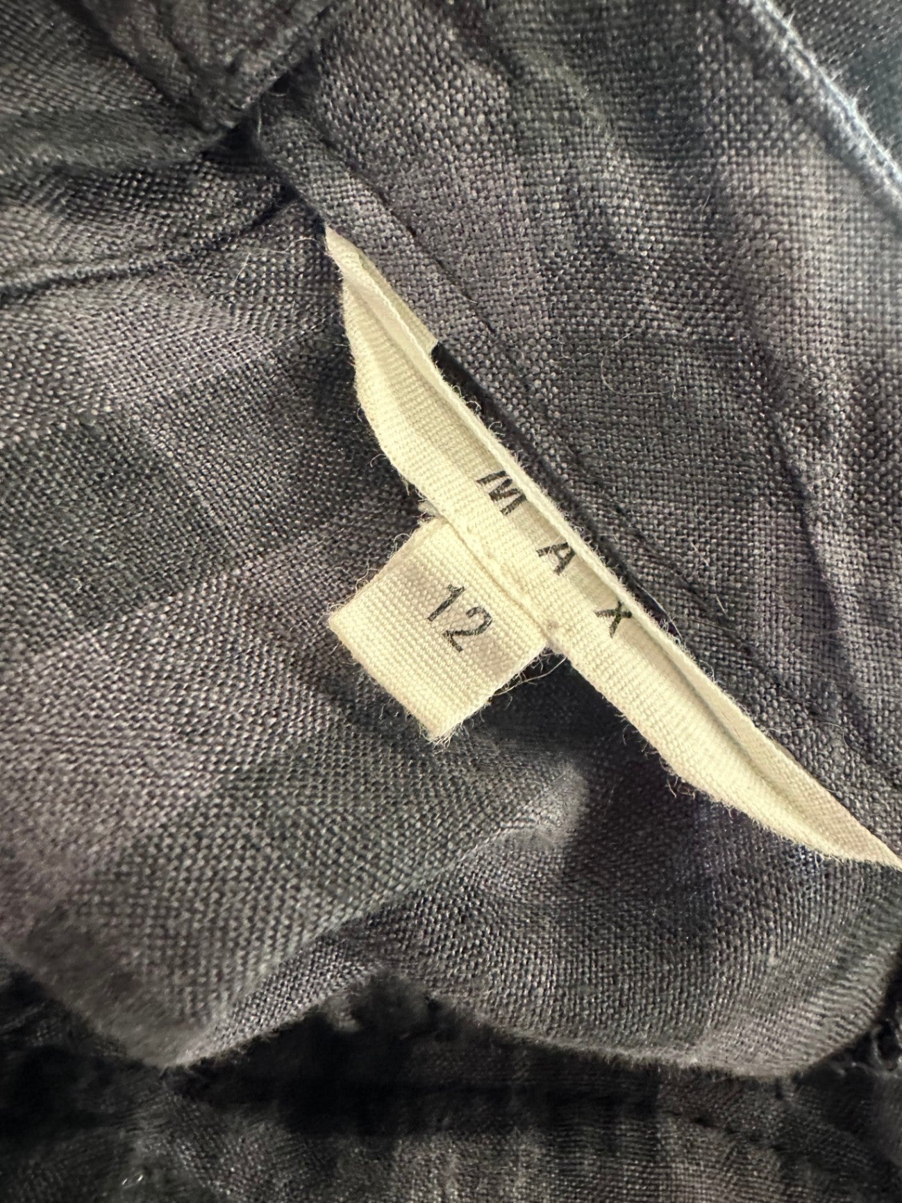 Max Blouse - Size 12 - 100% Linen