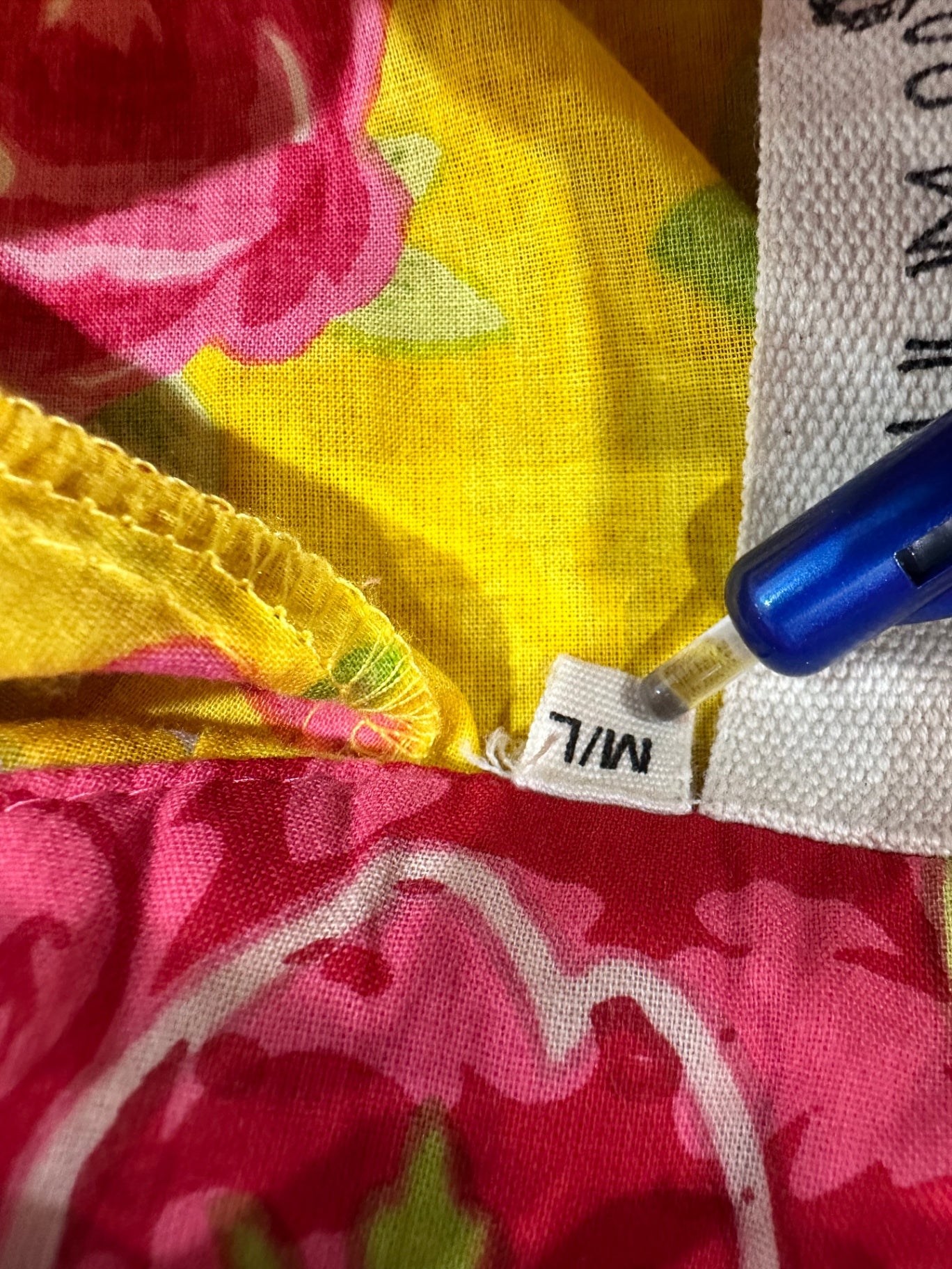 100% Cotton - Rhum Raisin - Dress - Yellow / Pink