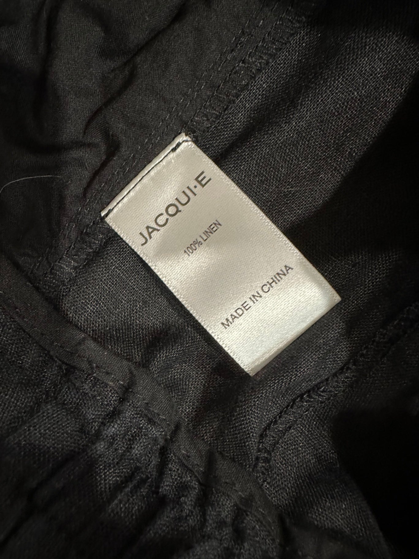 100% Linen - Jacqui-E - Shorts Size 12 Black