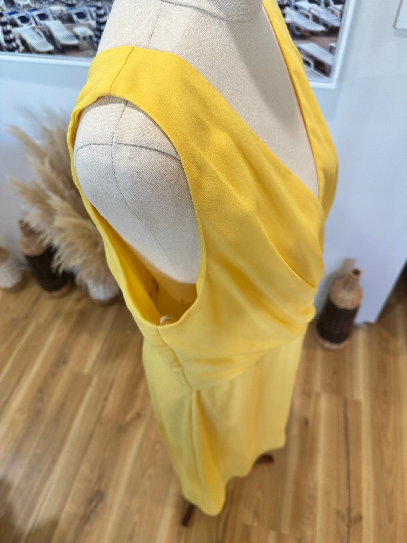 Lulus Dress - Extra Large - Lemon Yellow