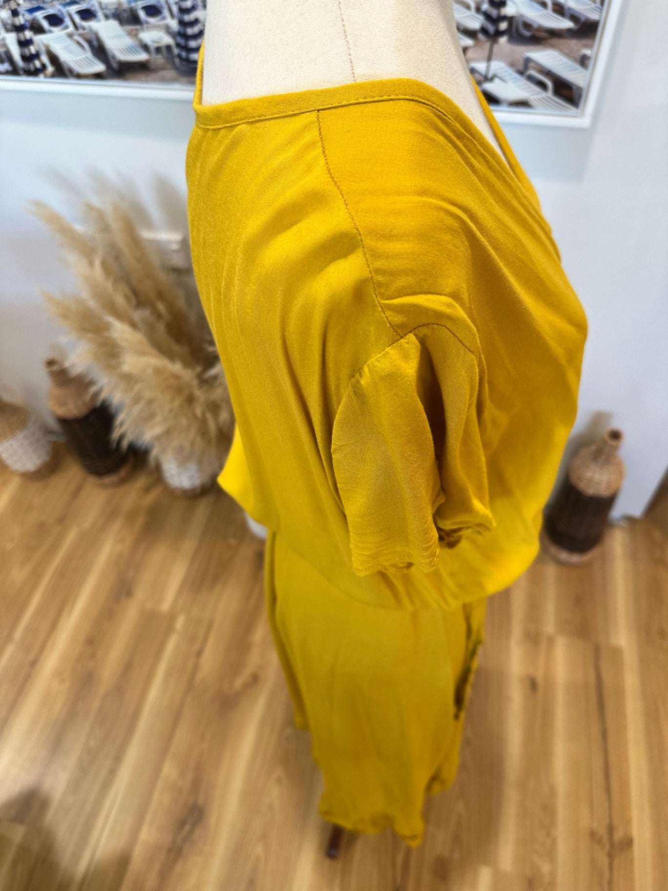 Nooz Dress - Size Large - Yellow