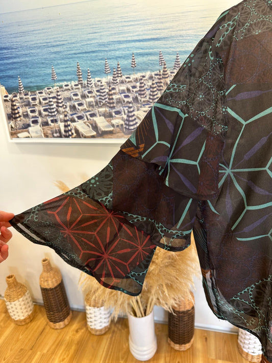 Memo - Blouse - Size 14 - Geo Print