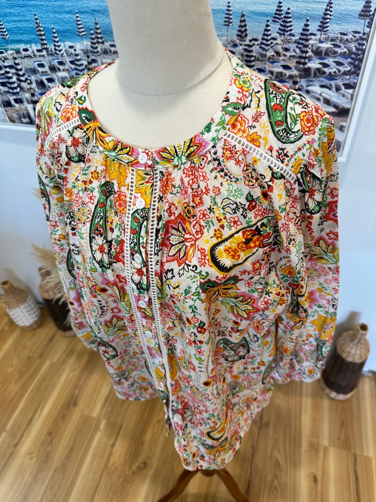 Blouse - Medium - Paisley Print