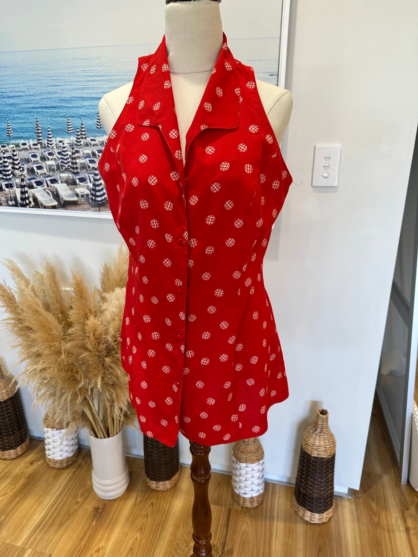 Daniel Hechter - Summer Blouse - Vintage 90's - Medium