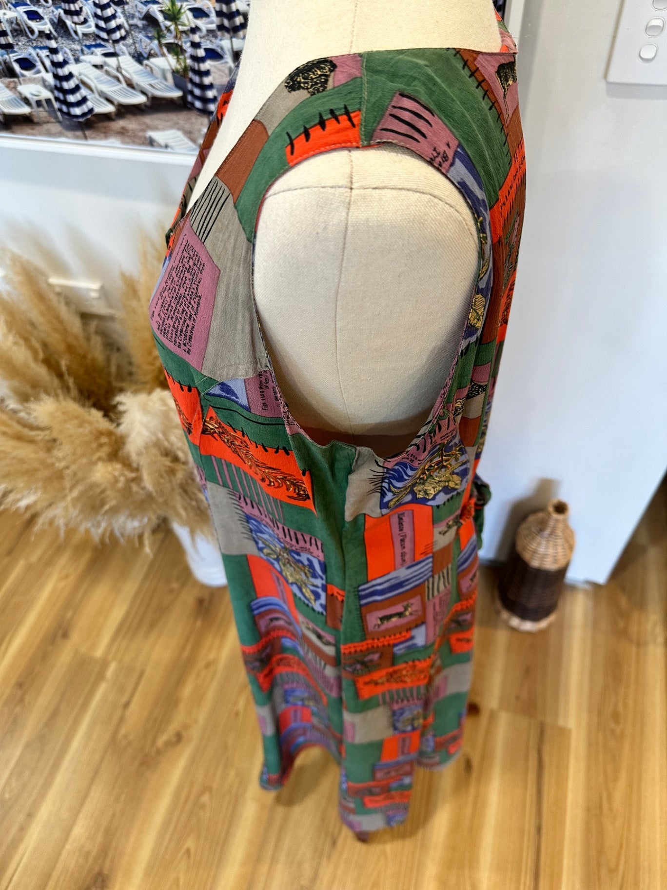 Spenser Jeremy - Vintage '90's - Summer Dress - 100% Silk - Large