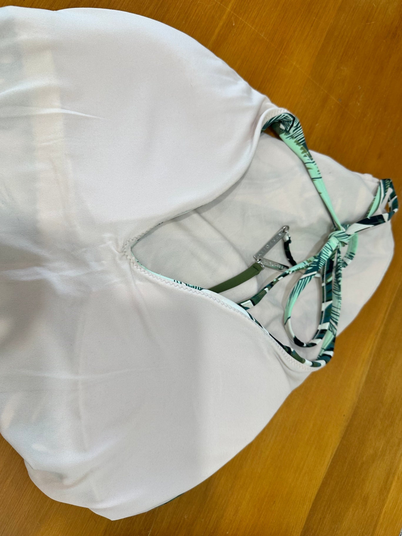 Seafolly - One Suit Swimsuit - Size 10 - Green / White / Tropical