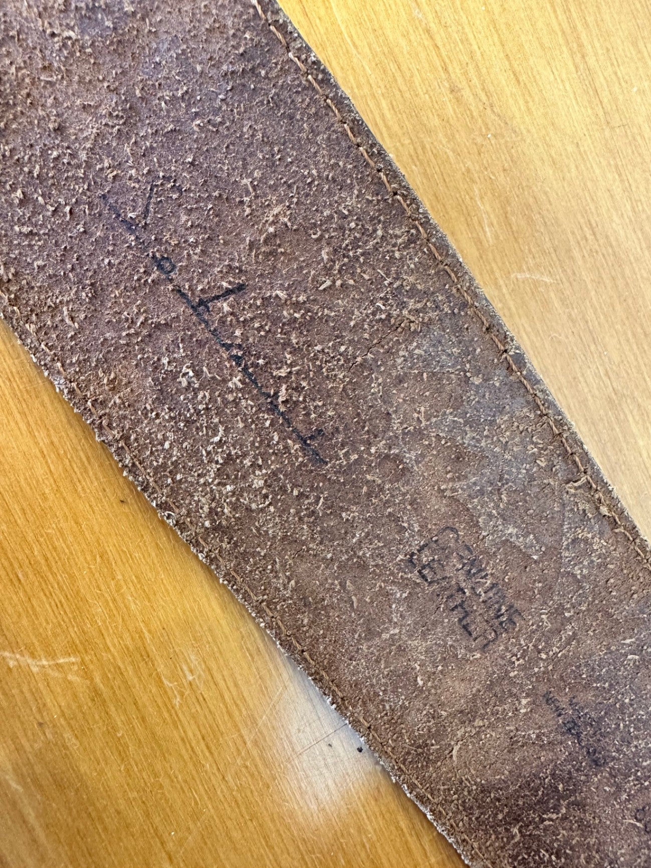 Vintage Belt - 100% Leather - Made in New Zealand - Brown