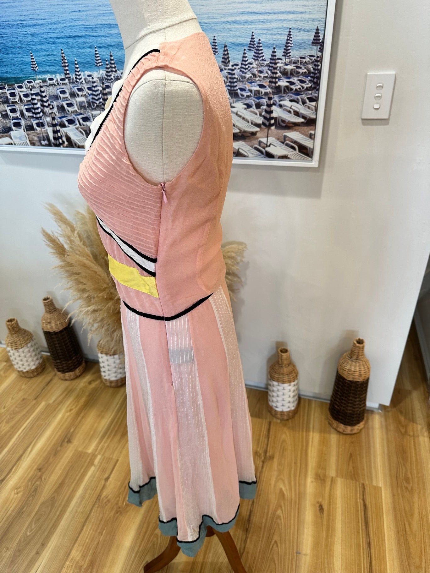 Vintage Y2K - Dress - Extra Small / Small - 100% Silk