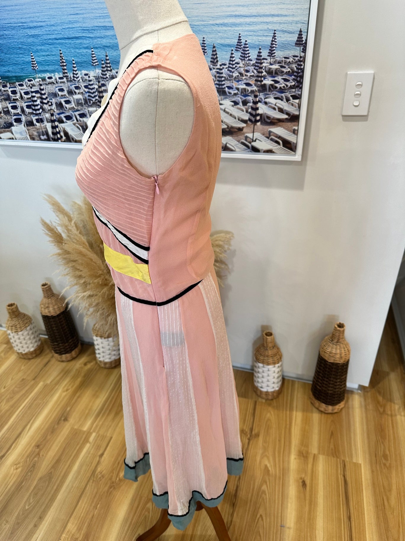 Vintage Y2K - Dress - Extra Small / Small - 100% Silk