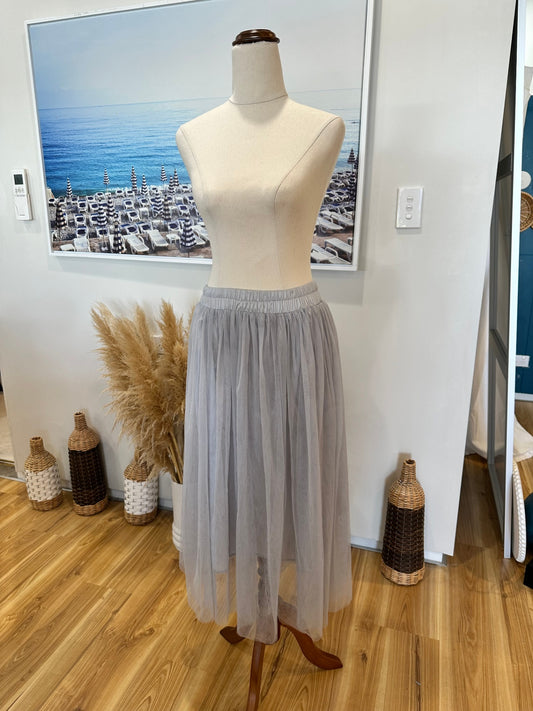 Tutu - Midi Skirt - Light grey