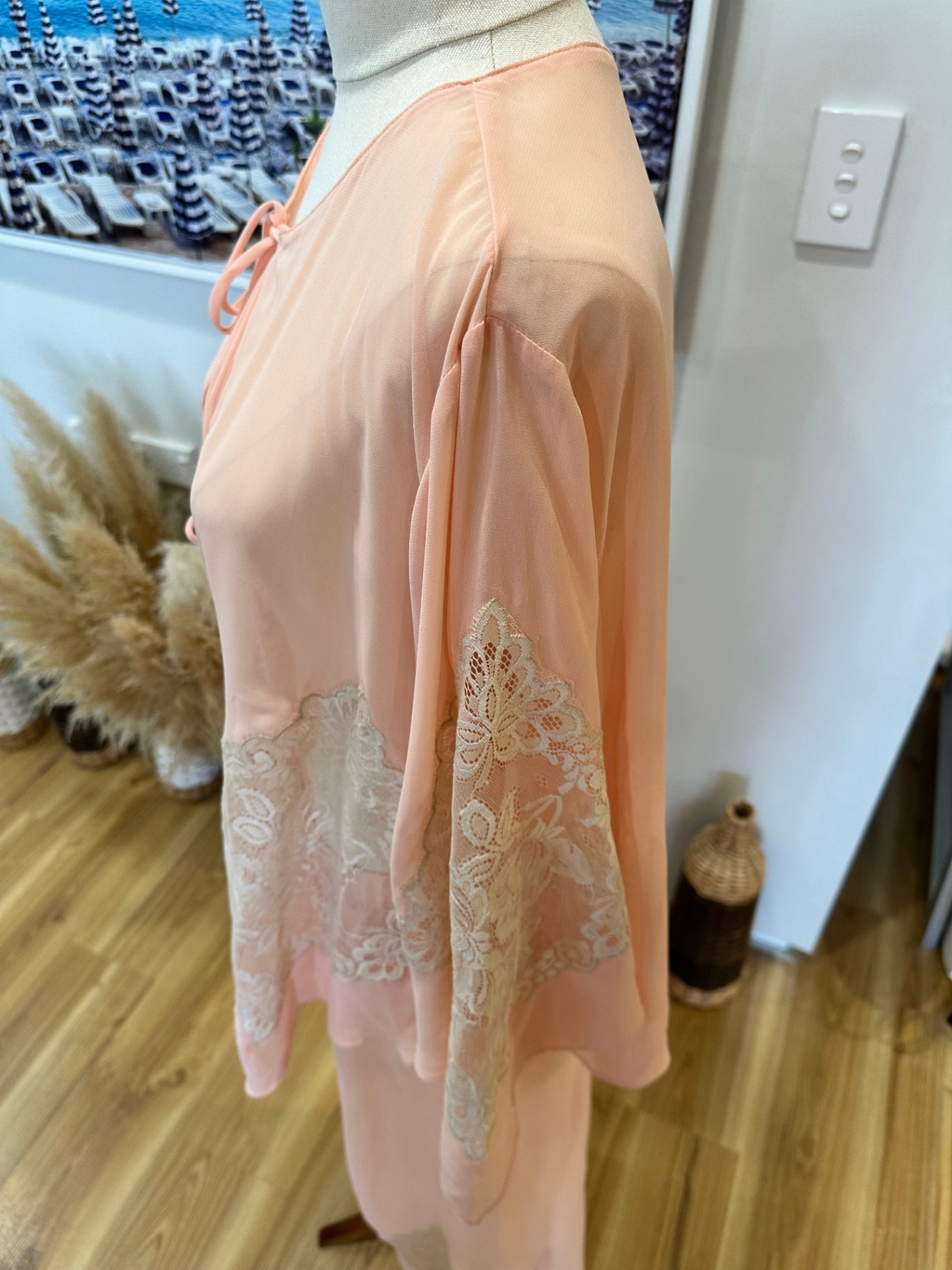 Victoria's Secret - Sleepwear Set - Medium - Peach / Pink