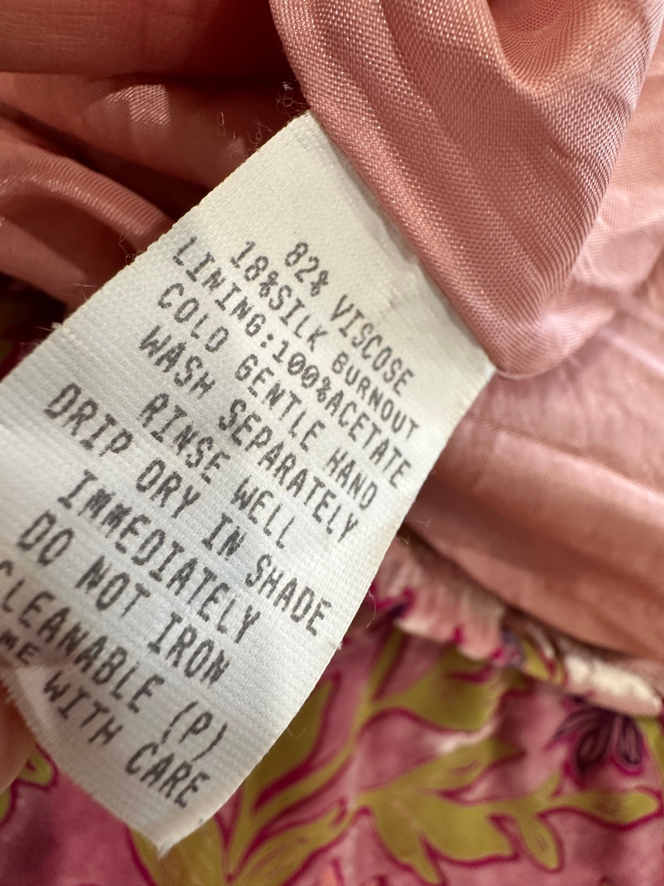 Vintage 90's - Velvet Skirt - Robin Jones - Size 12 - Pink