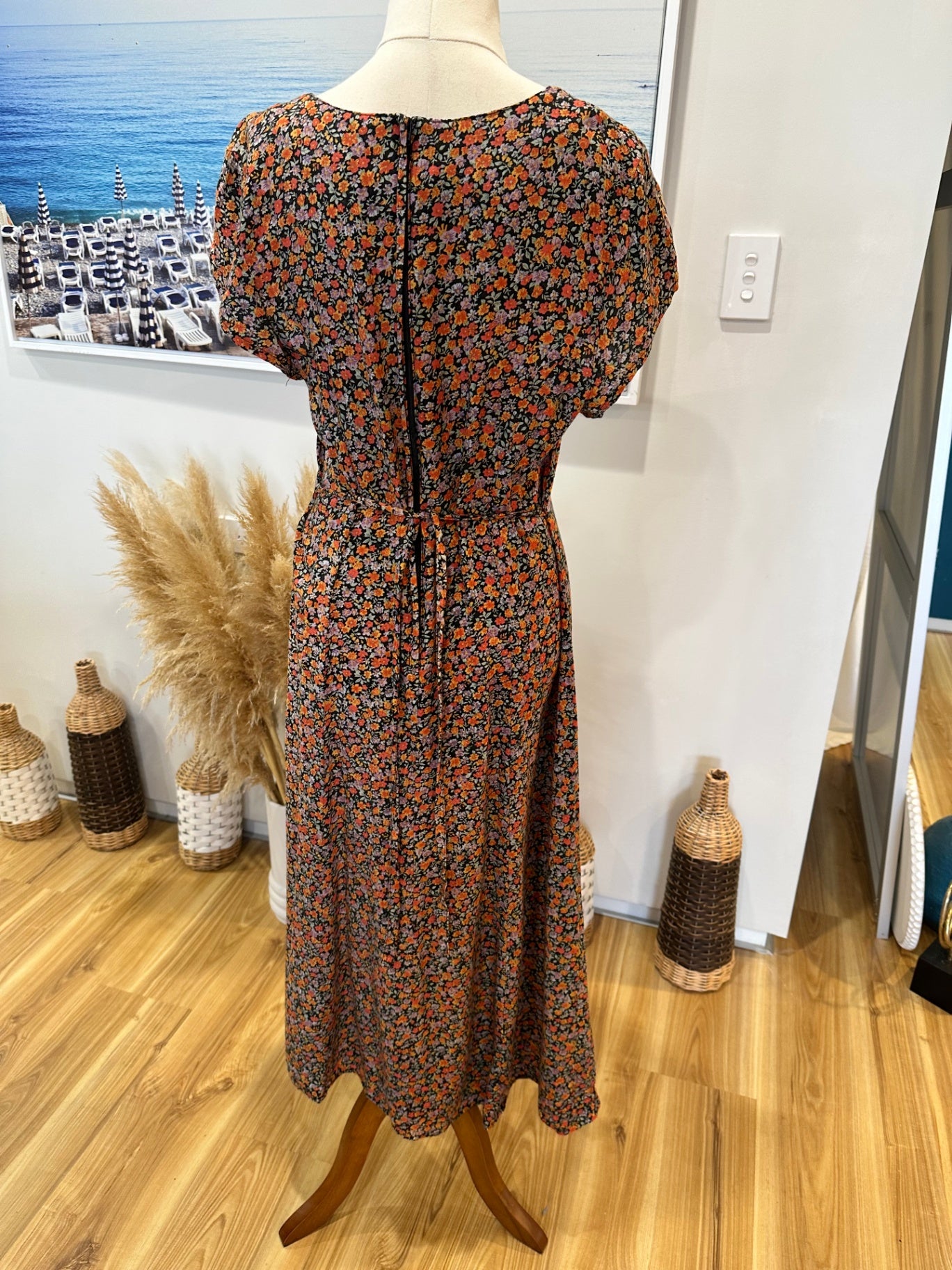 Vintage 90's Summer Dress - Size 12