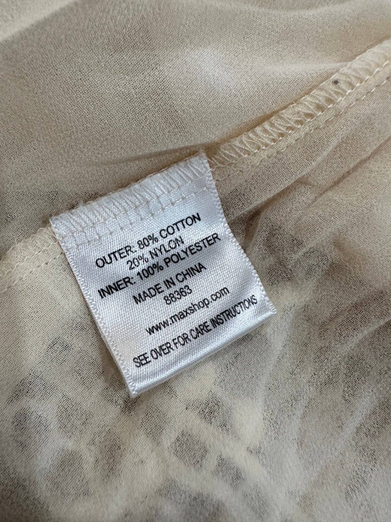 Max - Bohemian Lace Vest - Small - Cream/Beige