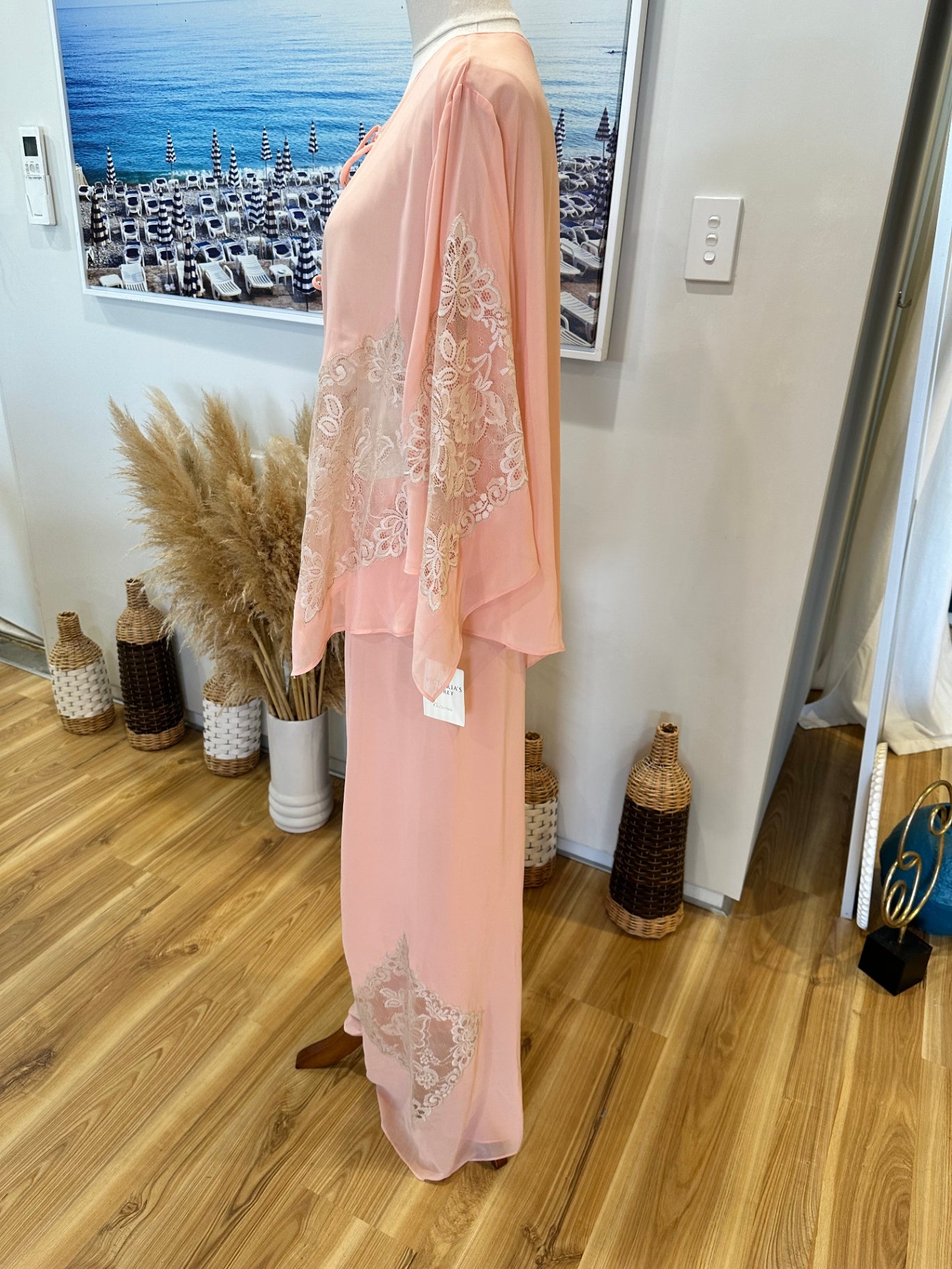 Victoria's Secret - Sleepwear Set - Medium - Peach / Pink