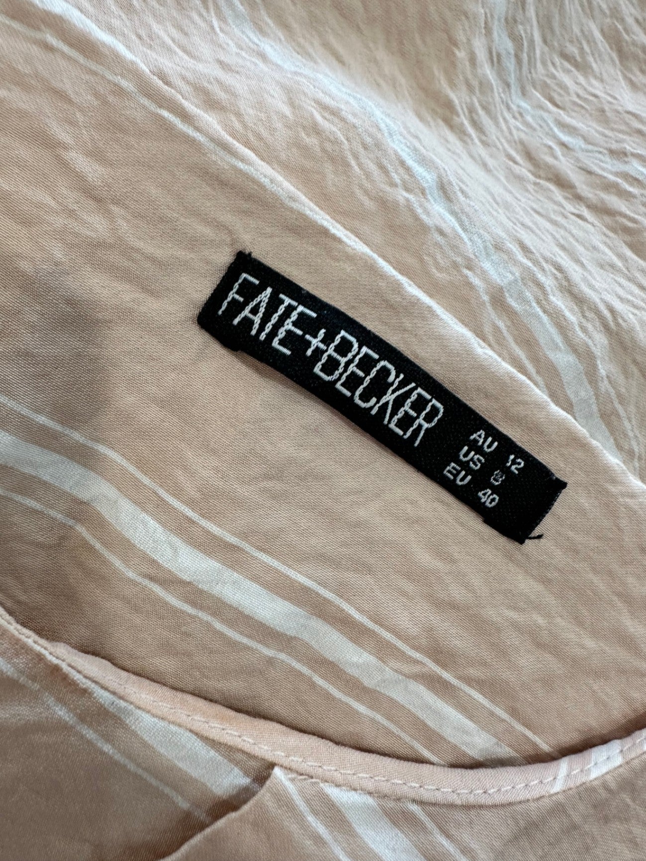 Fate + Becker - Dress - Size 12 - Beige