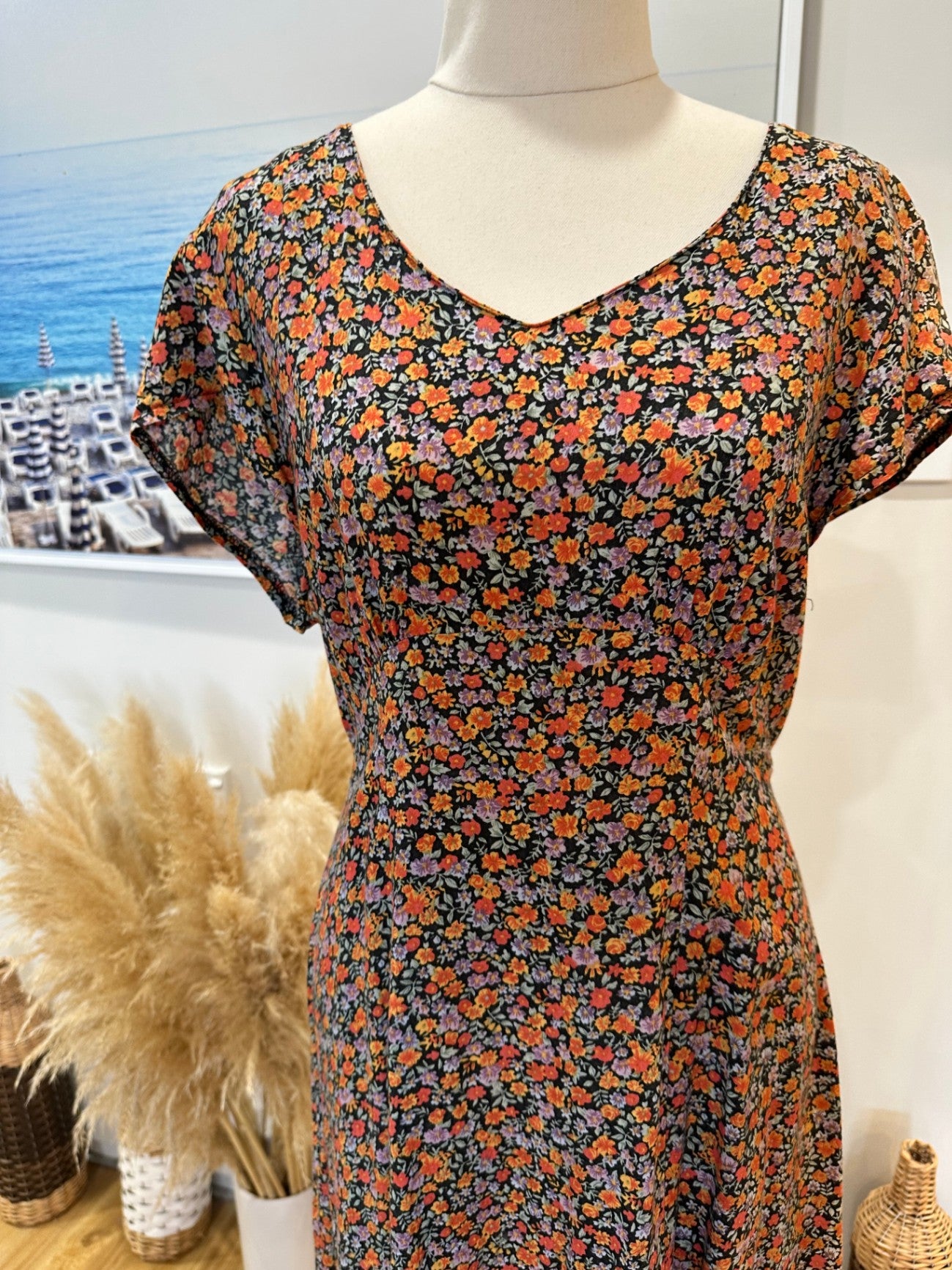 Vintage 90's Summer Dress - Size 12